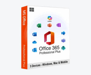 Office Professional Plus 365  1 Year,  5 Devices