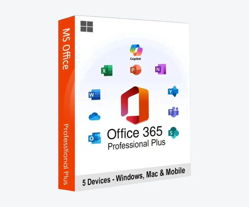 Office Professional Plus 365  1 Year,  5 Devices