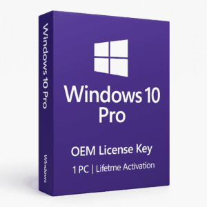 Windows 10 Pro OEM - Lifetime Activation License Key for 1 PC