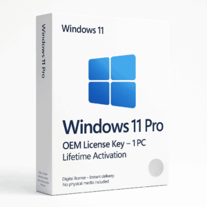 Windows 11 Pro OEM - Lifetime Activation License Key for 1 PC