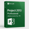 Project 2013 Professional - Lifetime Activation License Key for 1 PC