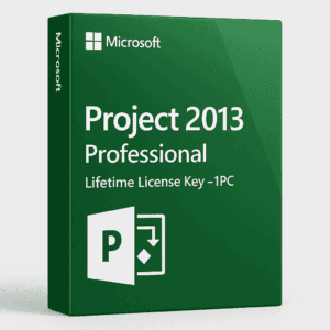 Project 2013 Professional - Lifetime Activation License Key for 1 PC