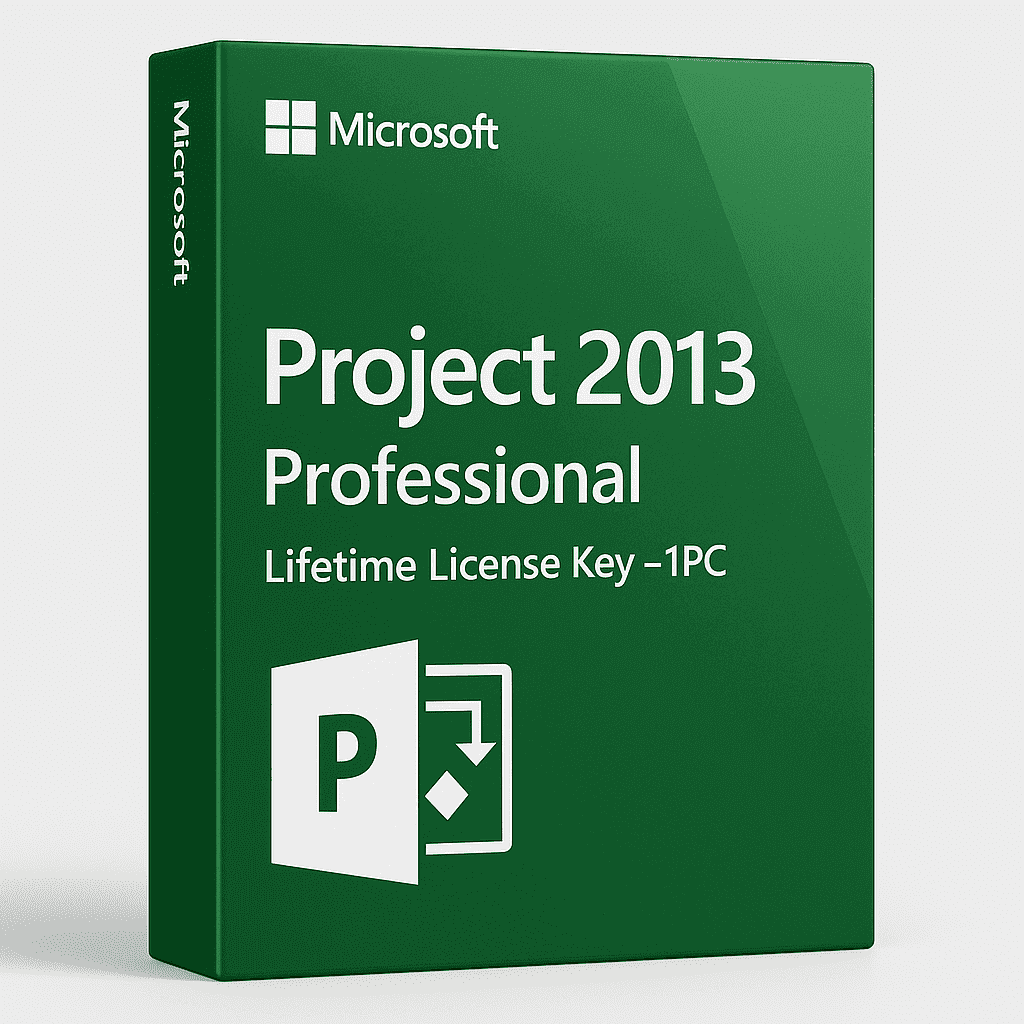 Project 2013 Professional - Lifetime Activation License Key for 1 PC