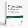 Project 2016 Professional - Lifetime Activation License Key for 1 PC