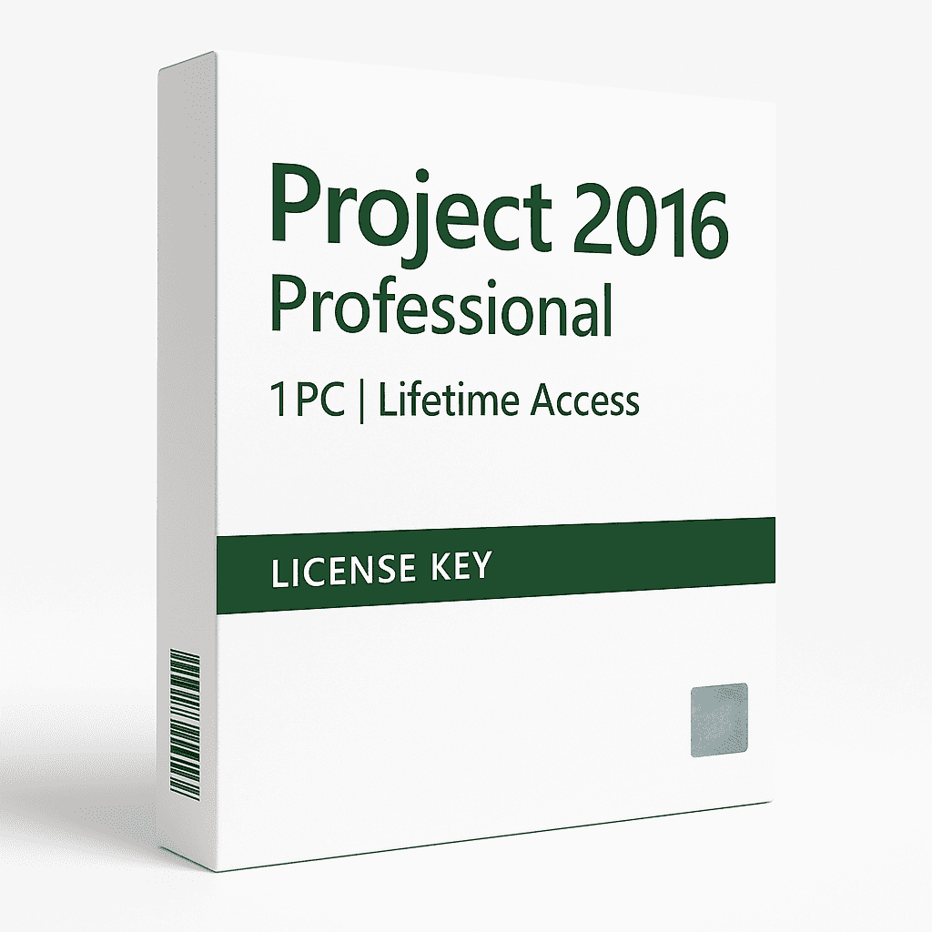 Project 2016 Professional - Lifetime Activation License Key for 1 PC