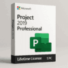 Project 2019 Professional - Lifetime Activation License Key for 1 PC