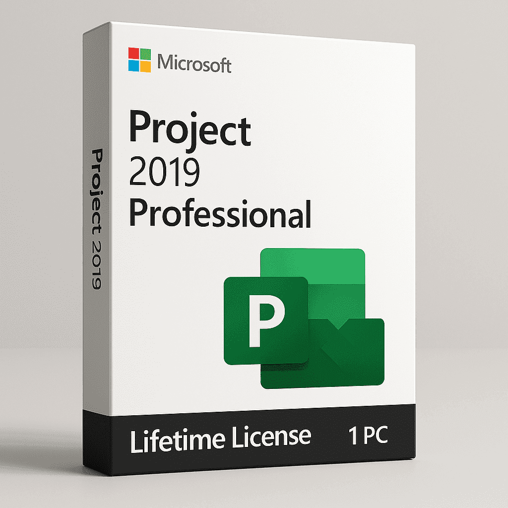 Project 2019 Professional - Lifetime Activation License Key for 1 PC