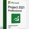 Project 2021 Professional - Lifetime Activation License Key for 1 PC
