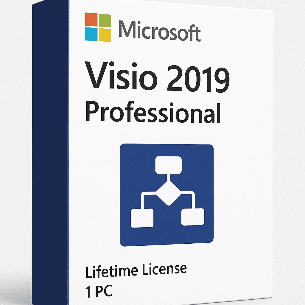 Visio 2019 Professional - Lifetime Activation License Key for 1 PC