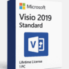 Visio 2019 Standard - Lifetime Activation License Key for 1 PC