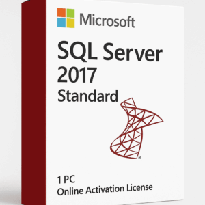 SQL Server 2017 Standard - Online Activation License Key for 1 PC