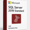 SQL Server 2019 Standard - Activation License Key for 1 PC
