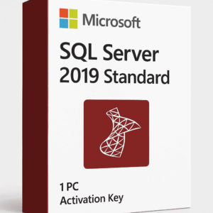 SQL Server 2019 Standard - Activation License Key for 1 PC