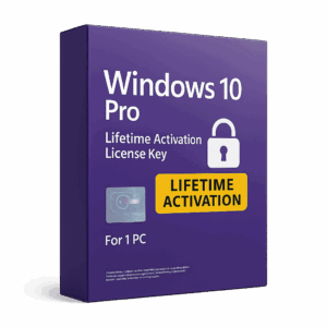 Windows 10 Pro - Lifetime Activation License Key for 1 PC