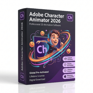 Adobe Character Animator 2026 – Professional Image Editing Software | Global Pre-Activated | Lifetime