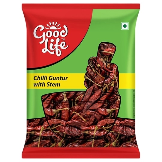 Chic N Pert Dried Whole Spices GL Guntur With Stem Chilli 200 g