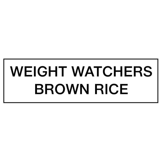 Chic N Pert IG Uplife Weight Watchers Brown Rice