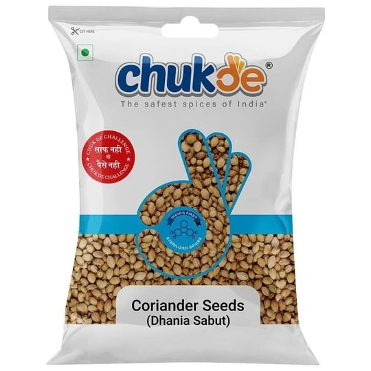 Chukde Dried Whole Spices Dhania Sabut / Coriander Seeds / Kozbarah Mutahoon - 200 g