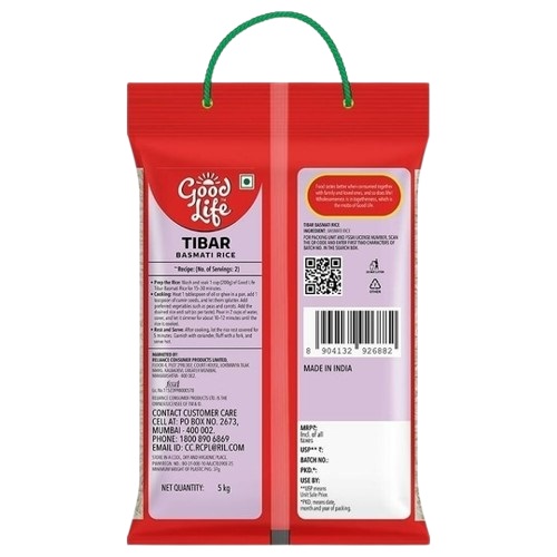 Good Life Tibar Basmati Rice - 5 kg