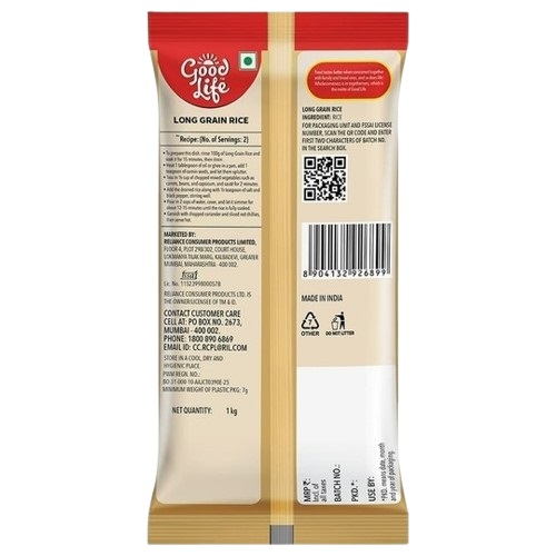 Good Life Long Grain Rice - 1 Kg