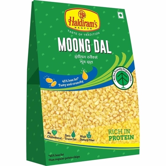 Haldiram Moong Dal / Peeled & Split Yellow Mung Lentils/ Mung Bean / Mash / - 200 g