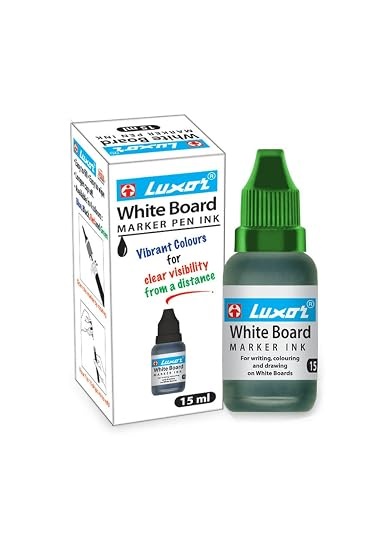 Luxor White Board Marker Ink / Hibr / Midad - Pack of 10 Pieces X 15 ML Each