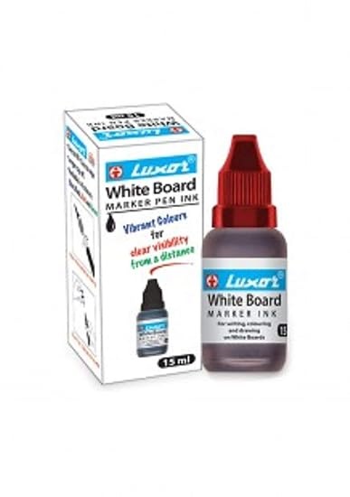 Luxor White Board Marker Ink / Hibr / Midad - Pack of 10 Pieces X 15 ML Each