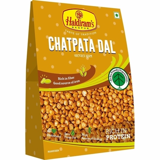 Haldiram Chatpata Dal / Indian Sweet Sour Spicy Tangy Chatpata Namkeen Lentil Snack / - 200 g