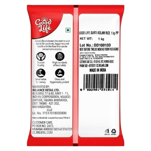 Good Life Surti Kolam Rice - 1 Kg