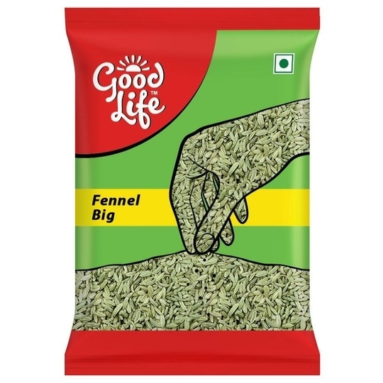 Good Life Dried Whole Spices Fennel / Saunf Big - 500 g