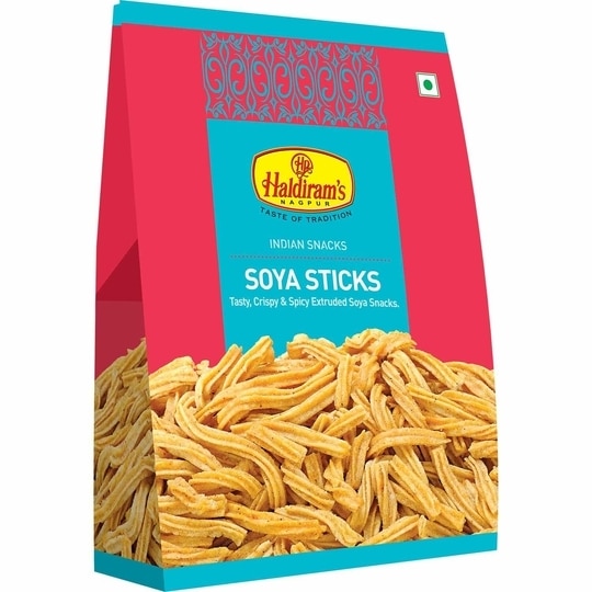 Haldiram Soya Sticks | Crispy & Savory Indian Snack | Protein-Rich Namkeen for Anytime Snacking - 200 g