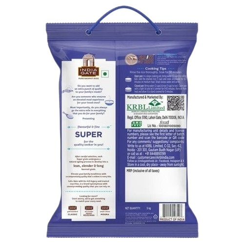 India Gate Super Basmati Rice - 1 kg