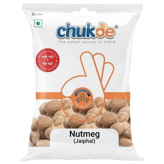 Chukde Dried Whole Spices Jaiful / Jaiphal / Nutmeg - 50 g