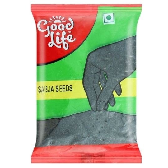 Good Life Dried Whole Spices Sabja / Basil / Sweet Basil Seeds - 100 g