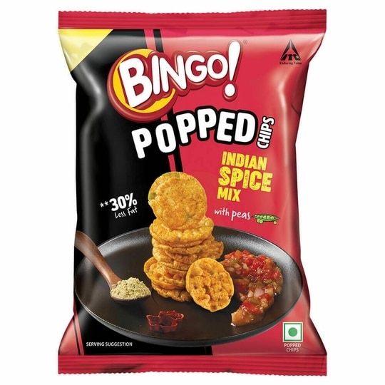 Bingo Indian Spice Mix Popped Chips - 25 g