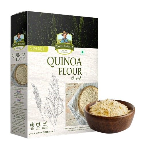 Jewel Farme Millets Quinoa Flour / Al-Quinoa / Daeeq Kinoa / Daeeq Al-Kinoa / Tahin Al-Kinoa / Ard-E Kinoa / Kinoa Unu - 500g