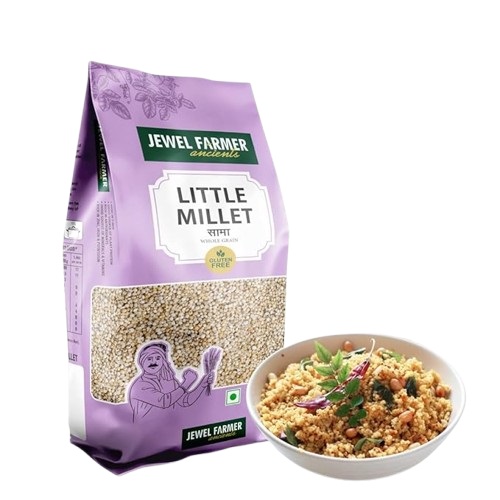 Jewel Farme Millets Little / Samai / Kutki / Kleine Hirse / Sumatra-Hirse / Petit / Mijo Menor / Miglio Minore / Dukhn / Dokhn - 500 g