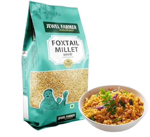 Jewel Farme Millets Foxtail / Italian Millet / German Millet / Thinai / Kangni / Korra / Dukhn / Dokhn - 500 g