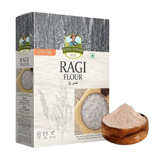 Jewel Farme Millets Ragi Flour / Finger / Nachni / Tailabon / Dukhn IsbaI - Flour - 500 g