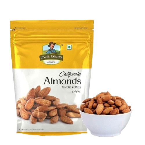 Jewel Farme Dry Fruits California Almonds / Almonds Kernels - 200 g