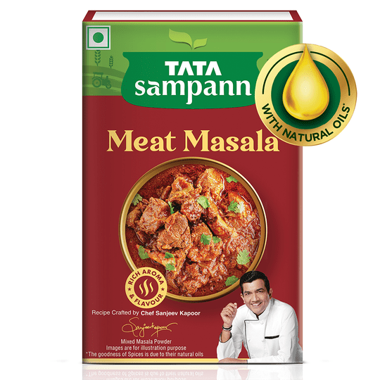 Tata Sampann Selective Pre-Mix Meat Masala / Meat Curry Masala / Meat Curry Powder / Spice Mix For Meat / Baharat - 100 g