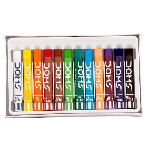 DOMS Oil Pastels 12 Shades - 1 Box Of 12 Colours Each