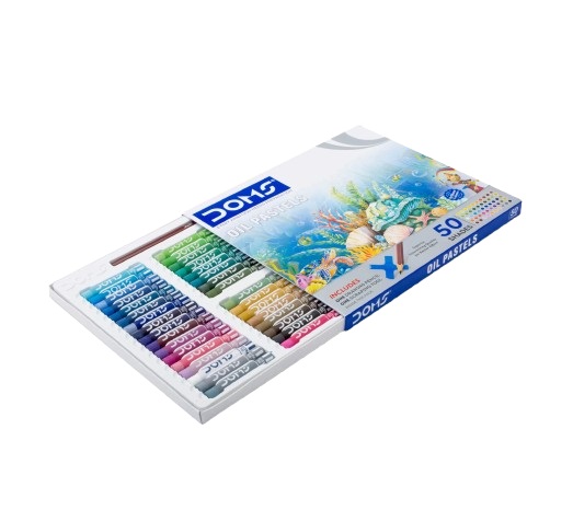 DOMS Oil Pastels 50 Shades - 1 Box Of 50 Colours Each