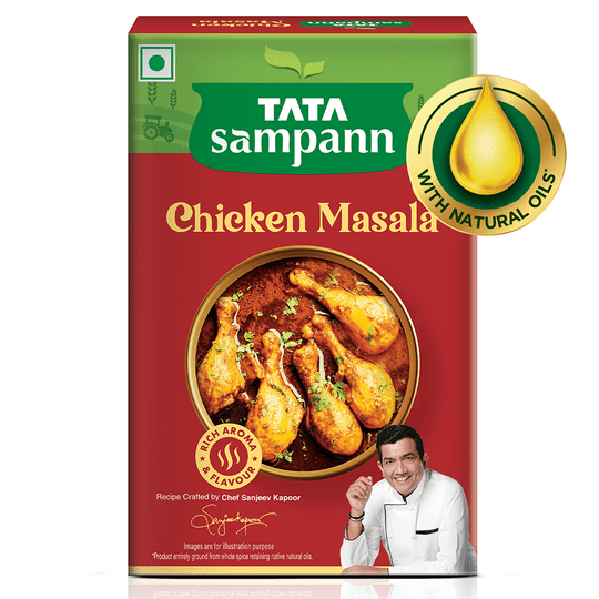Tata Sampann Selective Pre-Mix Chicken Masala / Chicken Curry Masala / Chicken Curry Powder / Spice Mix For Chicken / Baharat - 100 g