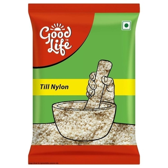 Good Life Dried Whole Spices Nylon Sesame Seeds / Til / Till - 100 g