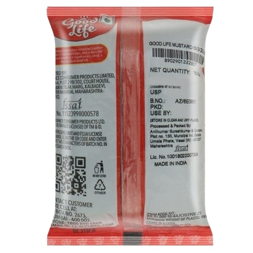 Good Life Dried Whole Spices Big Black Mustard Seeds / Kali Rai Sarso - 200 g