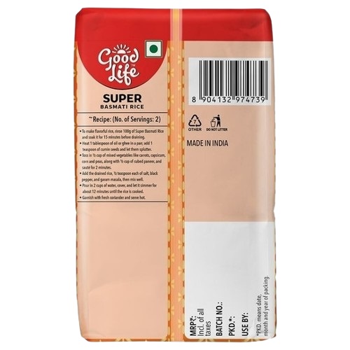 Good Life Super Basmati Rice - 1 kg