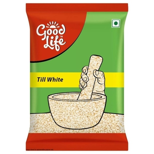 Good Life Dried Whole Spices White Sesame Seeds / Til / Till - 100 g
